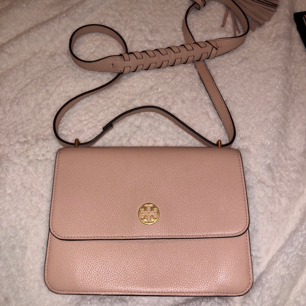 Tory Burch Cross Body Pink With Braided Strap